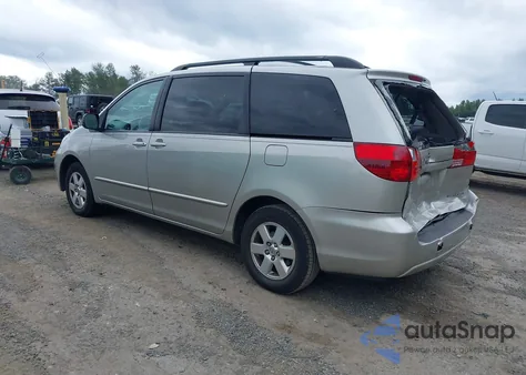 2005 Toyota Sienna Le из США, поврежденный, VIN 5TDZA23C35S348837